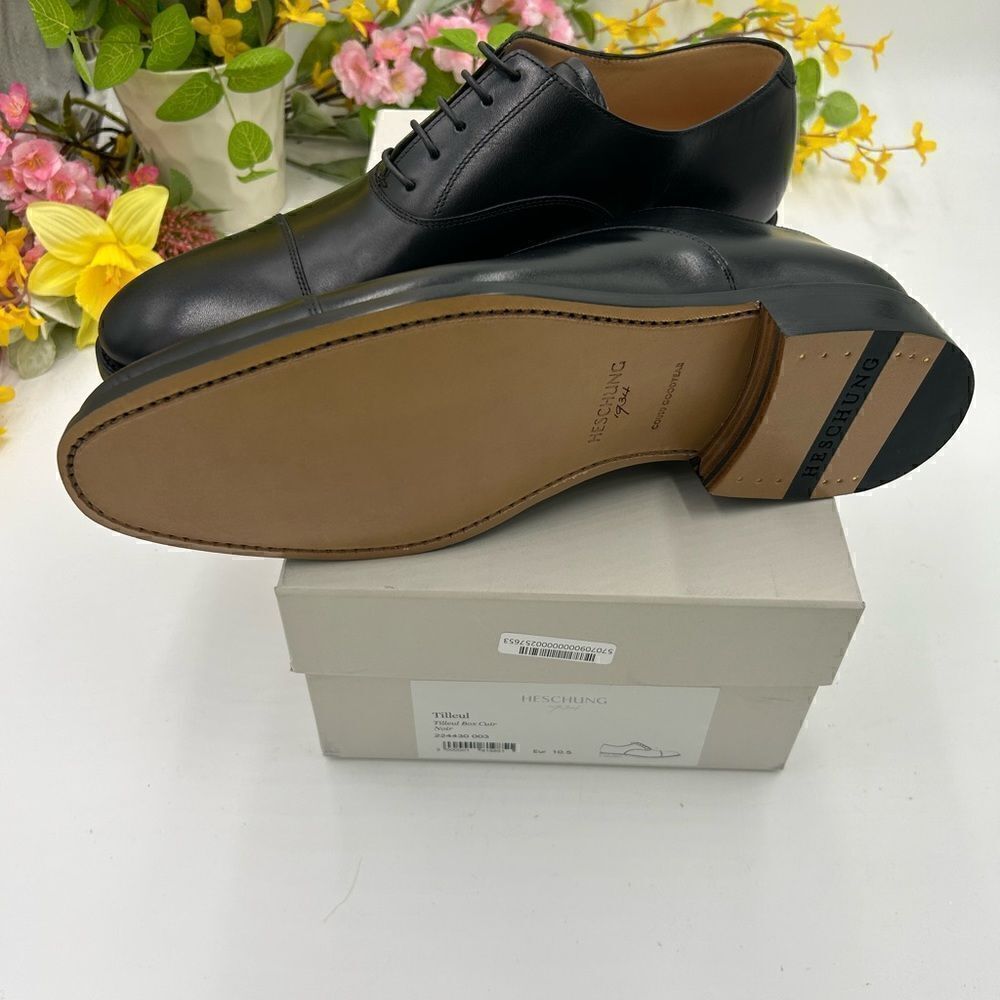 Men’s Heschung 1934 Tilleul leather lace ups  size 10.5 Goodyear sole - Picture 3 of 9